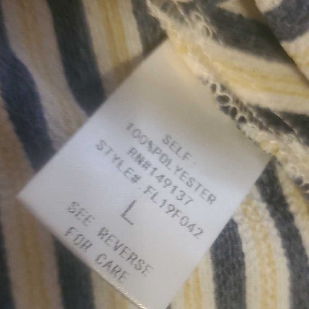 Forever 21 Y2k Black and White Striped Tank Top Strappy Low Back Elastic - Picture 9 of 9